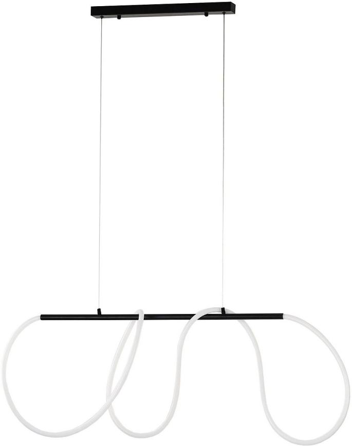 Suspension LED sur câble FLEXI LED/45W/230V 4000K noire