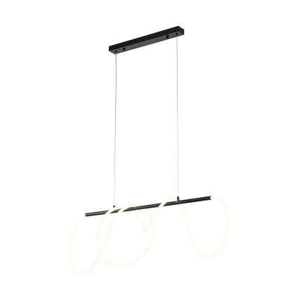 Suspension LED sur câble FLEXI LED/45W/230V 4000K noire