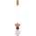 Suspension LED sur câble FLORES LED/10W/230V doré/orange/marron