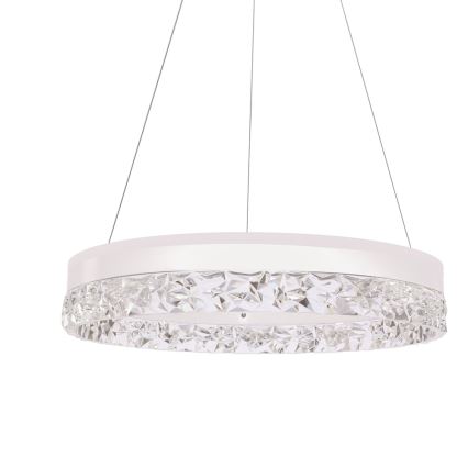 Suspension LED sur câble FROZI LED/32W/230V Ø 50 cm blanche
