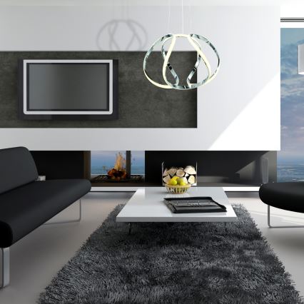 Suspension LED sur câble GLOBE LED/50W/230V