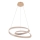 Suspension LED sur câble GLOW LED/75W/230V 4000K Ø 60 cm dorée
