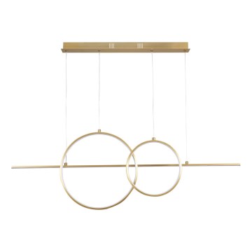 Suspension LED sur câble LAURA LED/42W/230V dorée
