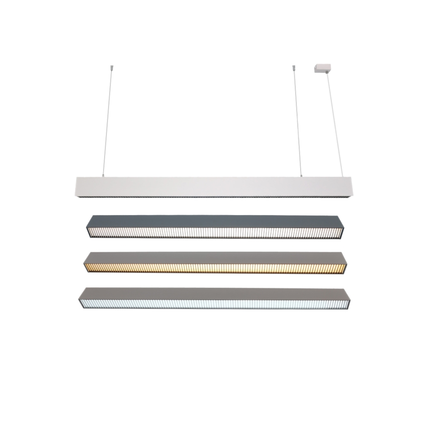 Suspension LED sur câble LED/55W/230V 3000/4000/6500K 120 cm blanche