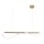 Suspension LED sur câble MELECA LED/24W/230V 3000/4000/6000K 100 cm dorée