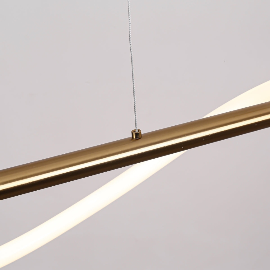 Suspension LED sur câble MELECA LED/24W/230V 3000/4000/6000K 100 cm dorée