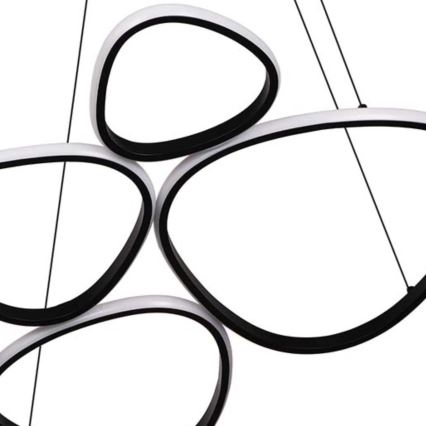 Suspension LED sur câble PETRA LED/58W/230V 4000K noir