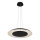 Suspension LED sur câble PIATTINO, 30 W, 230 V, 2700/3200/4000 K, Ø 40 cm, noire
