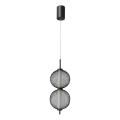 Suspension LED sur câble PUMA LED/10W/230V Ø 14 cm noire