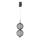 Suspension LED sur câble PUMA LED/10W/230V Ø 14 cm noire