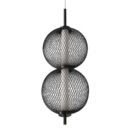 Suspension LED sur câble PUMA LED/10W/230V Ø 14 cm noire