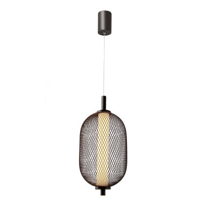 Suspension LED sur câble PUMA LED/10W/230V Ø 15 cm noir