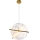 Suspension LED sur câble RELAX LED/15W/230V doré/blanc