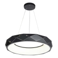 Suspension LED sur câble REUS LED/36W/230V 4000K Ø 61 cm noire