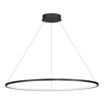 Suspension LED sur câble SATURNO LED/57W/230V Ø 100 cm IP44 noire