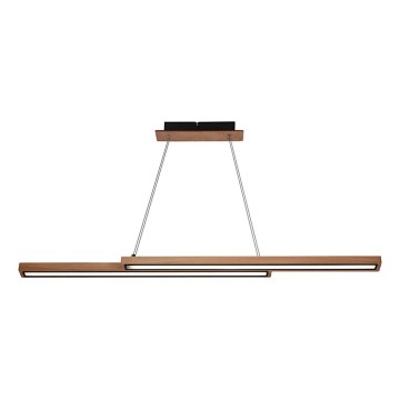 Suspension LED sur câble SENTO/19W/230V bois