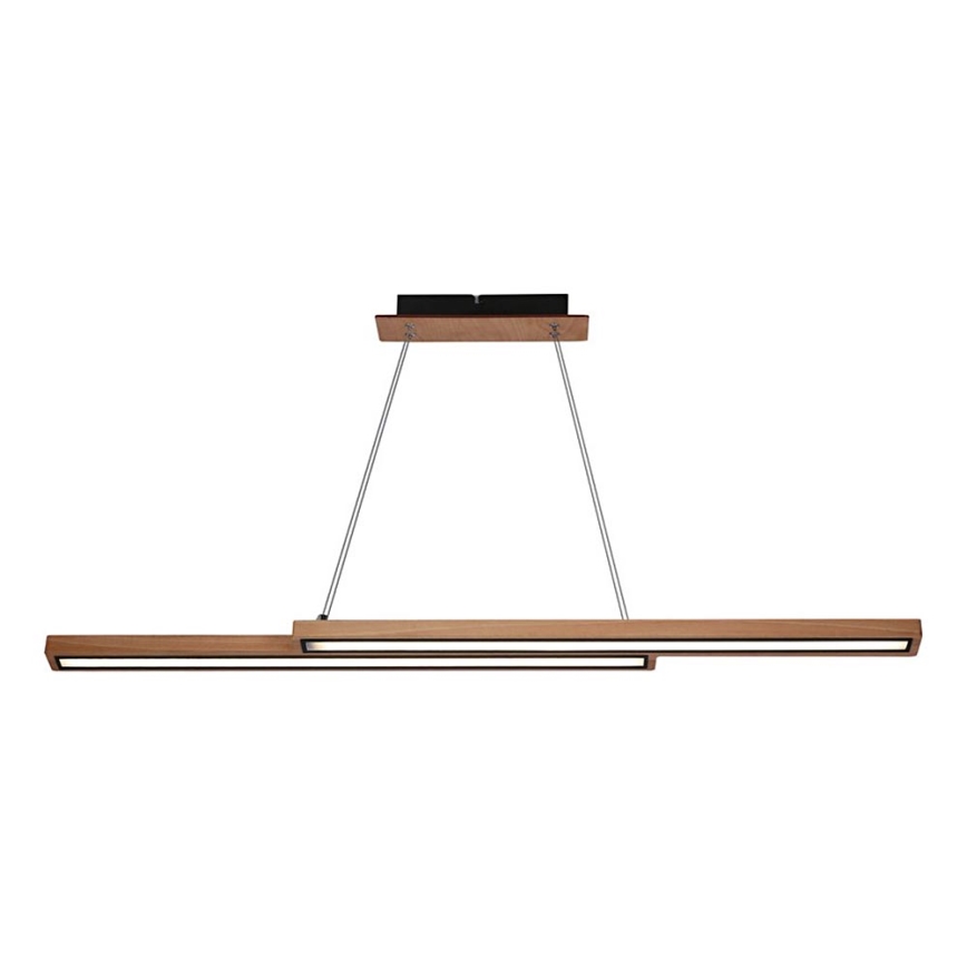 Suspension LED sur câble SENTO/19W/230V bois