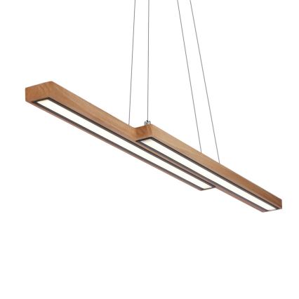 Suspension LED sur câble SENTO/19W/230V bois