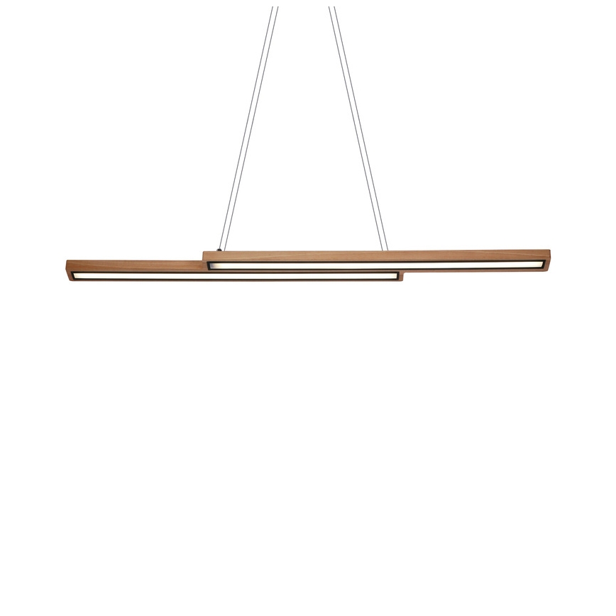 Suspension LED sur câble SENTO/19W/230V bois