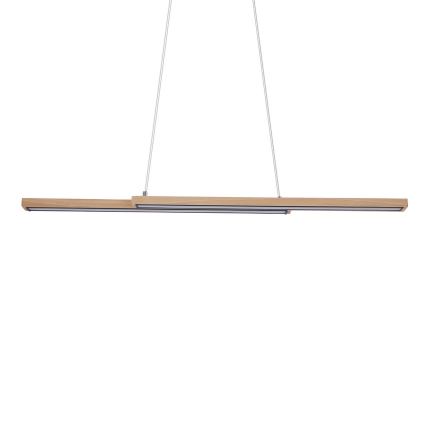 Suspension LED sur câble SENTO/19W/230V bois