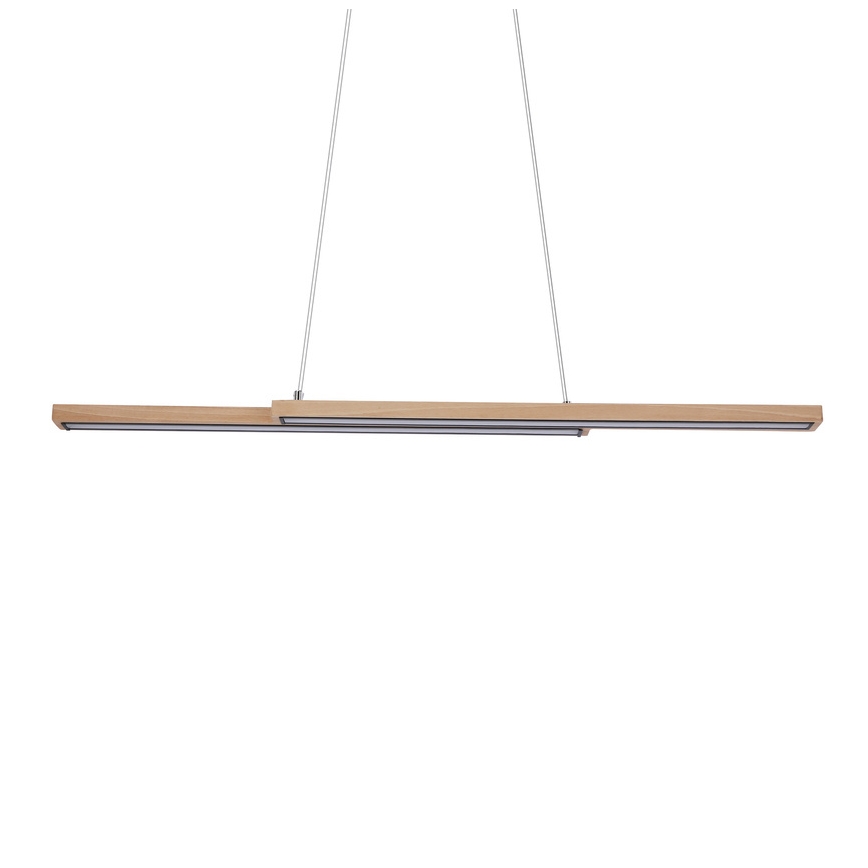 Suspension LED sur câble SENTO/19W/230V bois