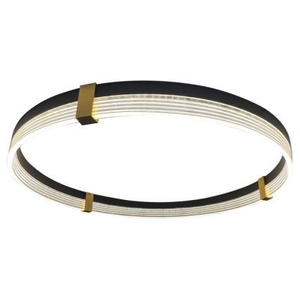 Suspension LED sur câble TRIANGLE LED/40W/230V 3000/4000/6000K Ø 60 cm noire