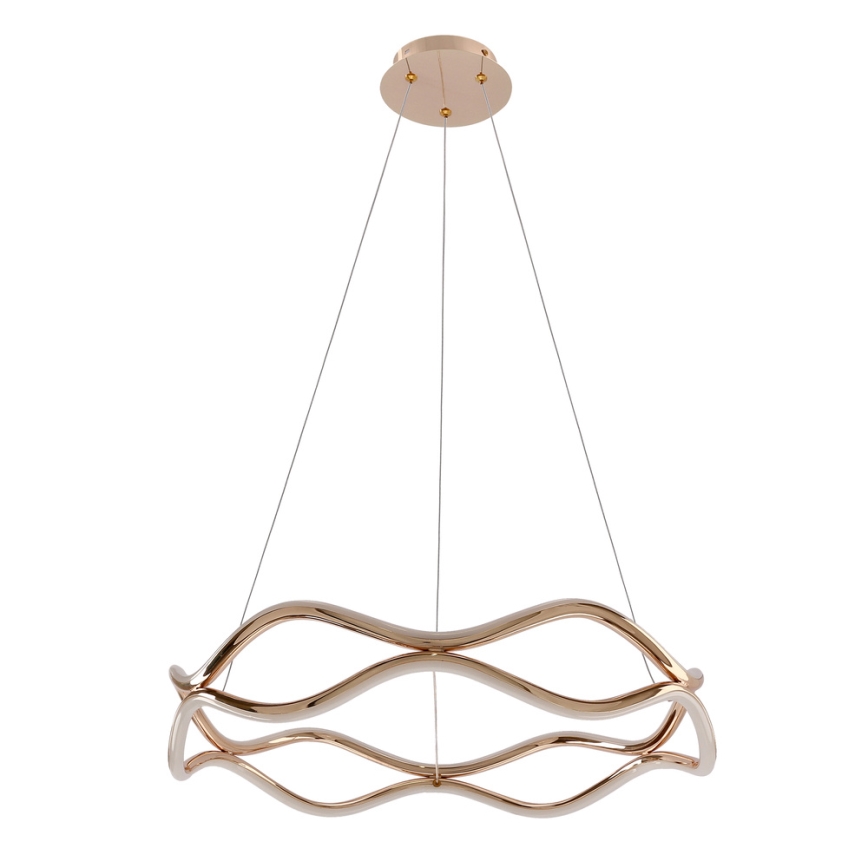 Suspension LED sur câble VAVE LED/28W/230V or rose