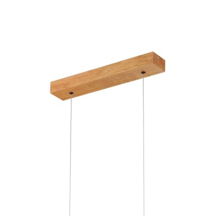 Suspension LED sur câble VERDE LED/18W/230V 3000K 106 cm chêne