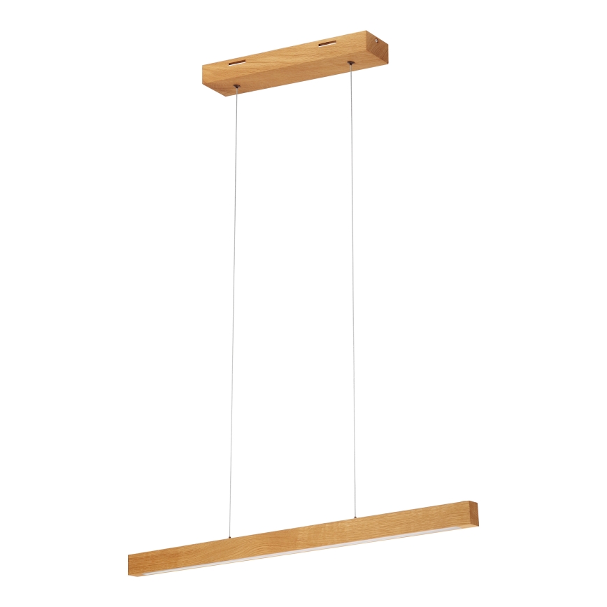 Suspension LED sur câble VERDE LED/18W/230V 3000K 76 cm chêne