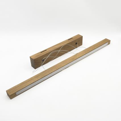 Suspension LED sur câble VERDE LED/18W/230V 3000K 76 cm chêne