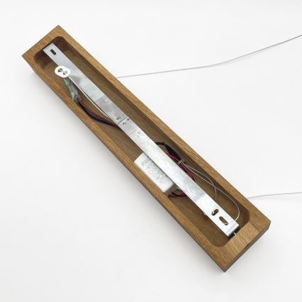 Suspension LED sur câble VERDE LED/18W/230V 3000K 76 cm chêne