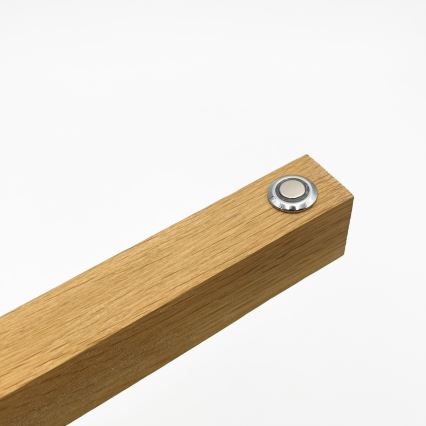 Suspension LED sur câble VERDE LED/18W/230V 3000K 76 cm chêne