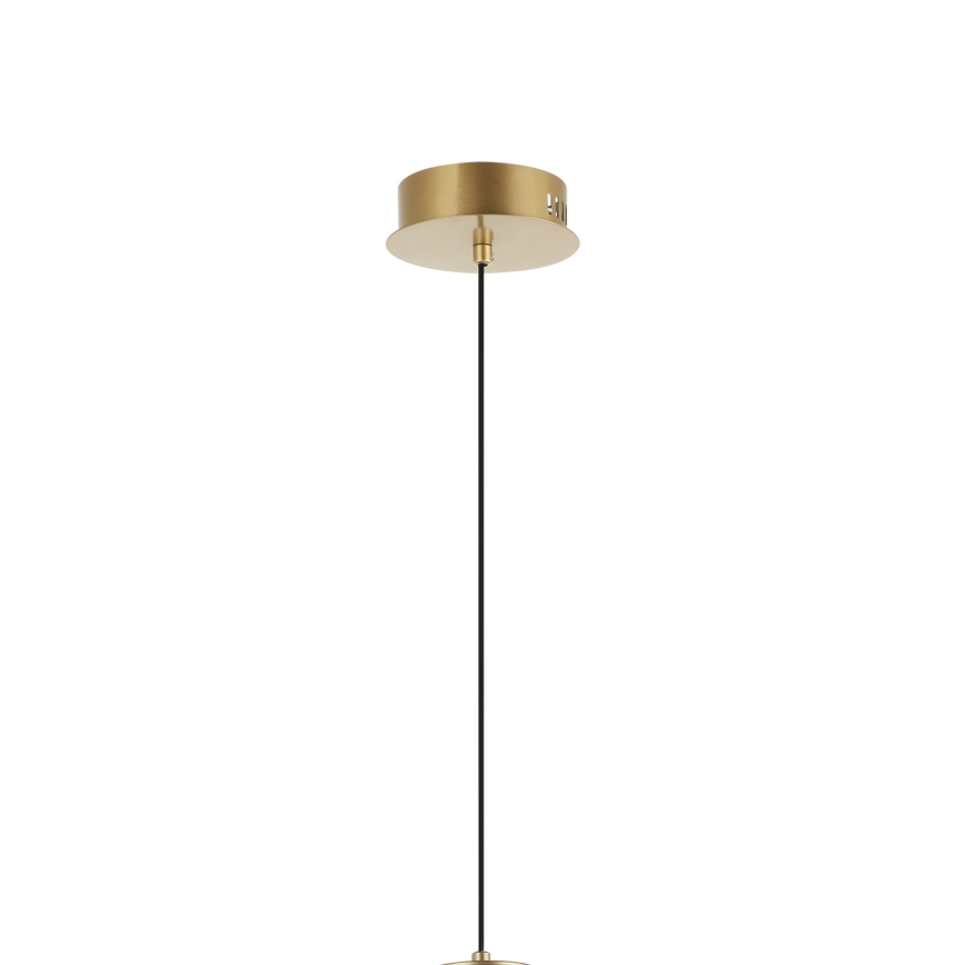 Suspension LED sur câble ZING LED/19W/230V dorée
