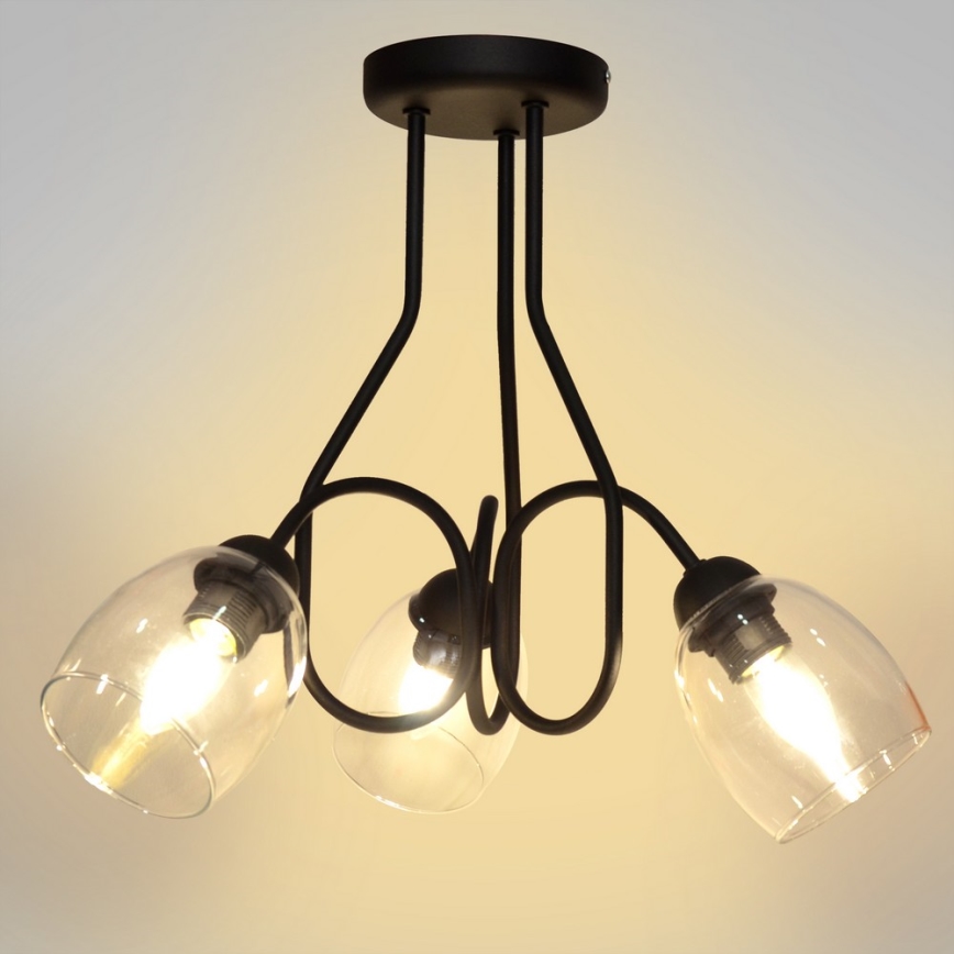 Suspension MARIETTA 3xE27/15W/230V