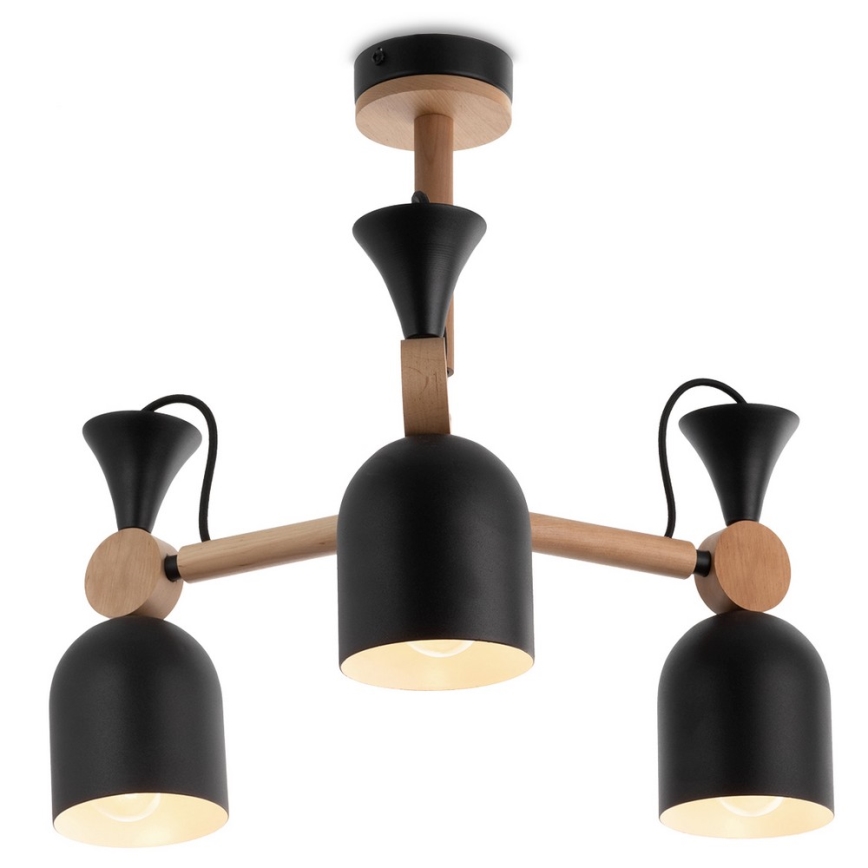 Suspension MONTE 3xE27/60W/230V