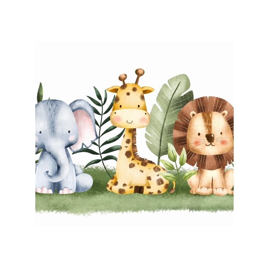 Suspension pour chambre d'enfant KIDS ROOM 1xE27/60W/230V Ø 40 cm, motif jungle