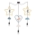 Suspension pour chambre d'enfant TRIO 3xE27/20W/230V, jaune/bleu/gris