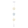 Suspension pour enfant à câble STARS 1xE27/20W/230V jaune/bleu/blanc