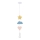 Suspension pour enfant sur câble TRIO 1xE27/20W/230V jaune/bleu/rose