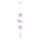 Suspension pour enfant TRIO 1xE27/20W/230V rose/blanc