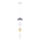 Suspension pour enfants TRIO sur câble 1xE27/20W/230V gris/blanc/jaune