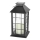 Suspension solaire LED/0,02W/1,2V 1xAA 2700K IP44 200 mAh noir