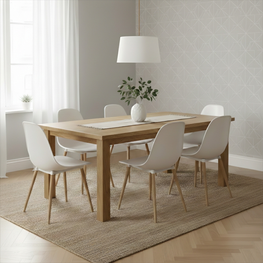 Suspension sur câble AIDA 1xE27/60W/230V Ø 35 cm chêne/marron/blanc