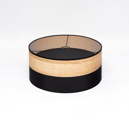 Suspension sur câble ALBA 1xE27/15W/230V Ø 45 cm noir/marron