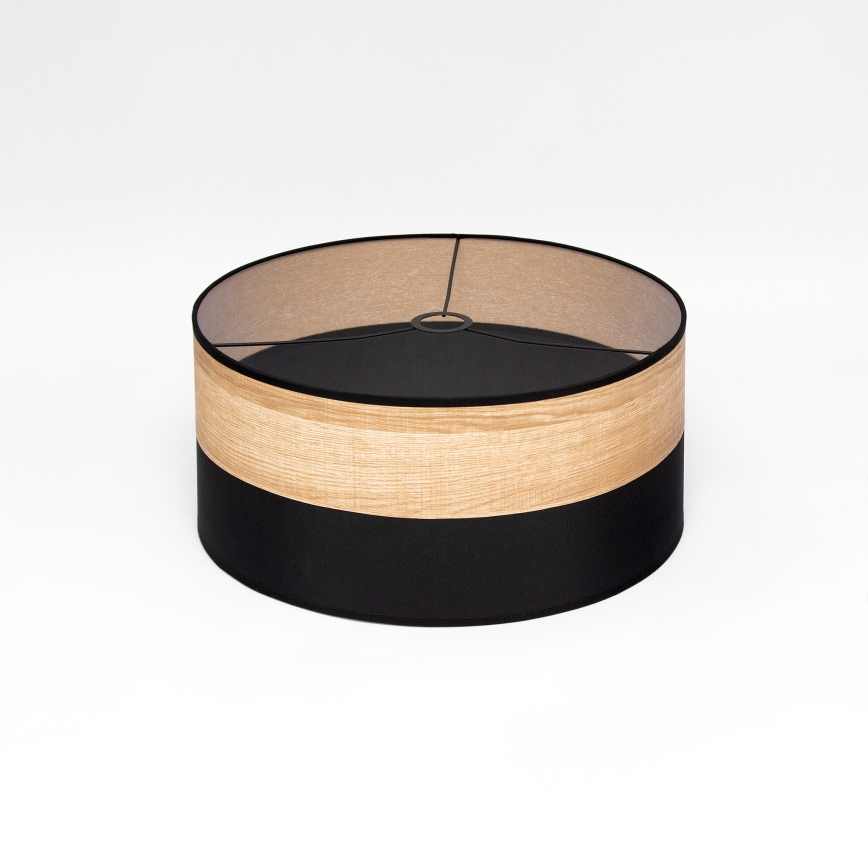 Suspension sur câble ALBA 1xE27/15W/230V Ø 45 cm noir/marron