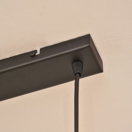 Suspension sur câble ALBA 3xE27/15W/230V grise
