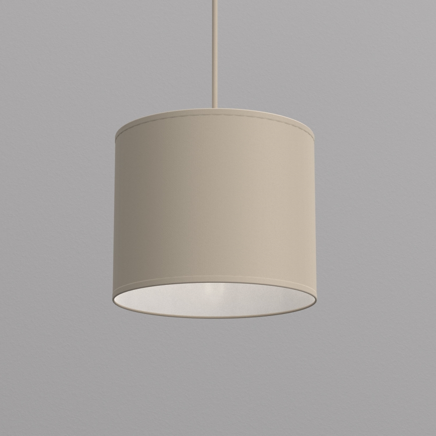 Suspension sur câble ARDEN 1xE27/15W/230V Ø 18 cm beige