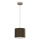Suspension sur câble ARDEN 1xE27/15W/230V Ø 18 cm beige/marron