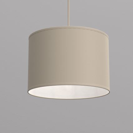 Suspension sur câble ARDEN 1xE27/15W/230V Ø 25 cm beige