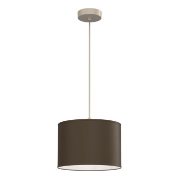 Suspension sur câble ARDEN 1xE27/15W/230V Ø 25 cm beige/marron